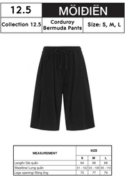 Corduroy Bermuda Pants